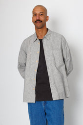 Easy Fit Shirt Linen Stripe