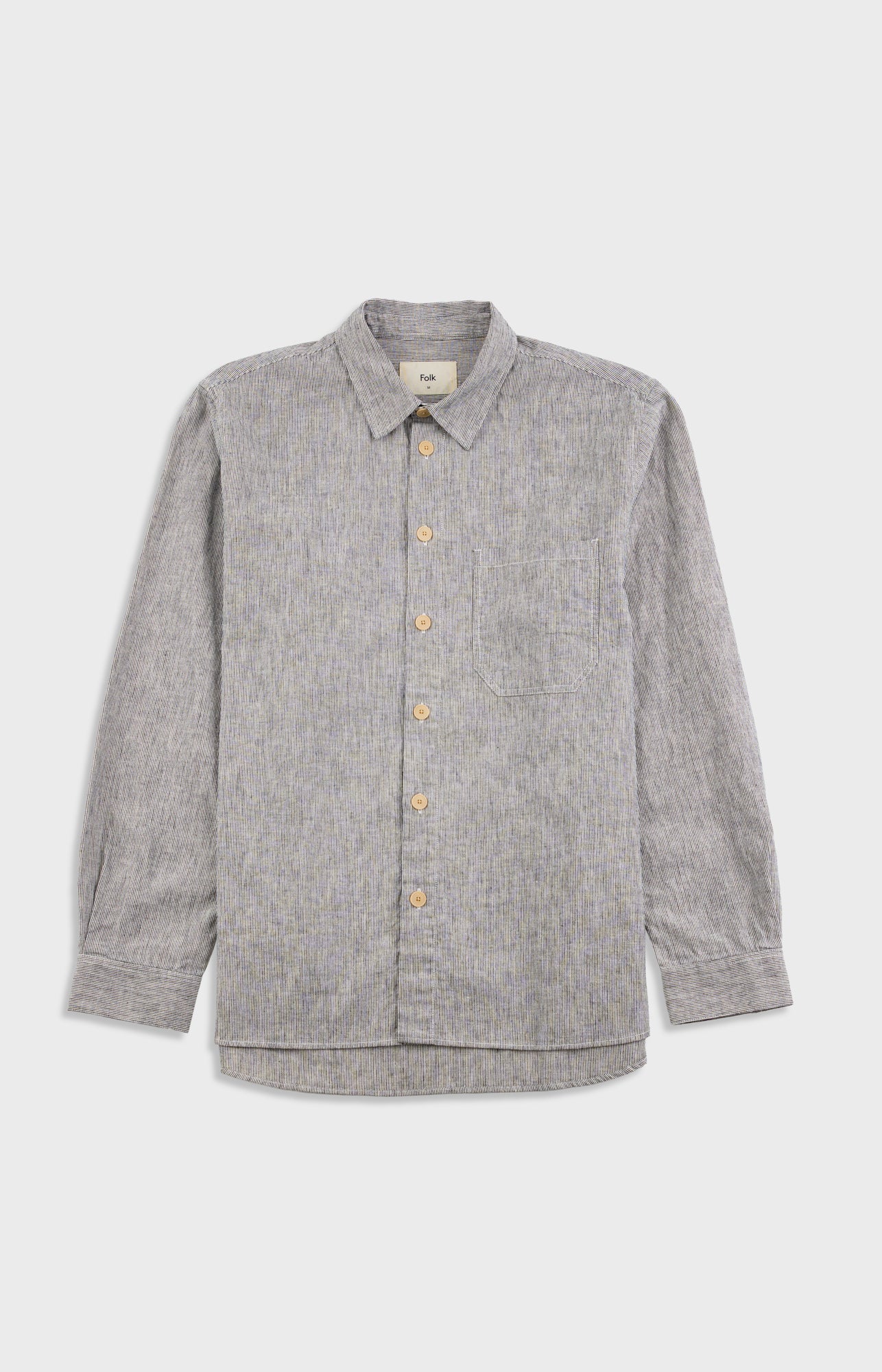 Easy Fit Shirt Linen Stripe