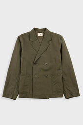 Easy Fit Blazer Dark Slub Linen