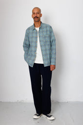 Easy Fit Shirt Yellow Flower Check Folk X Goss Brothers