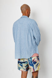 Easy Fit Shirt Washed Stripe