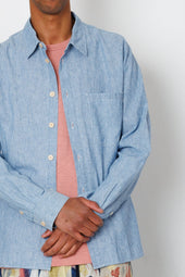 Easy Fit Shirt Washed Stripe