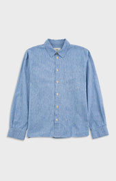 Easy Fit Shirt - Washed Indigo Stripe