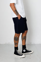 Elasticated Wide Fit Short Seersucker