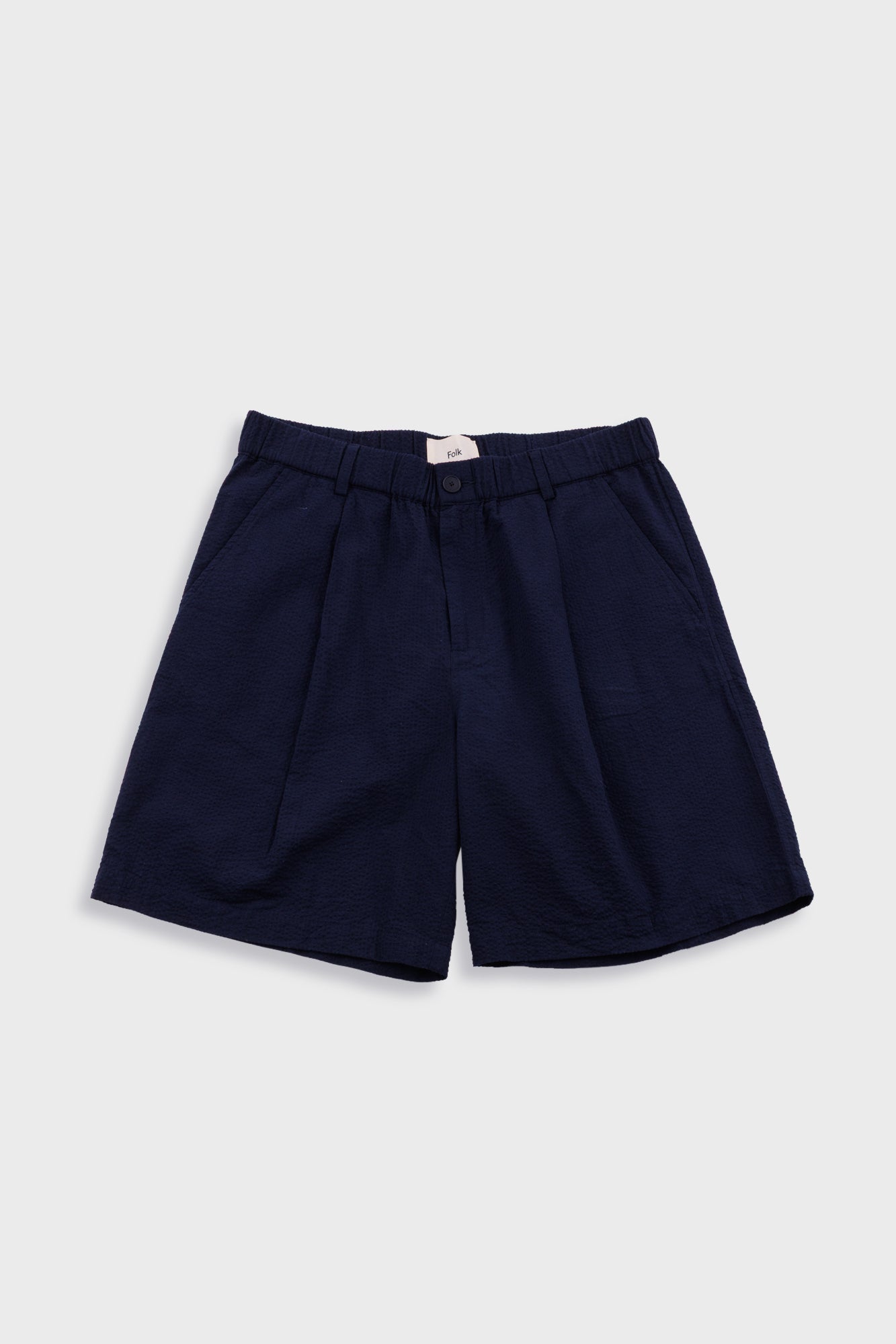 Elasticated Wide Fit Short Seersucker