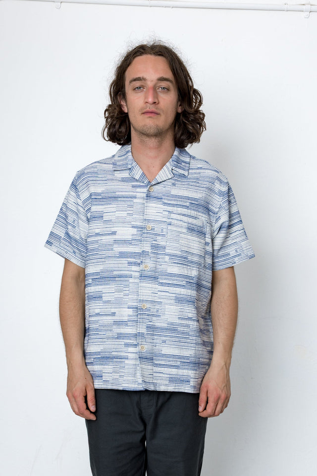 Forth Shirt - Ecru / Blue