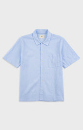 Gabe Shirt - Light Blue Textured