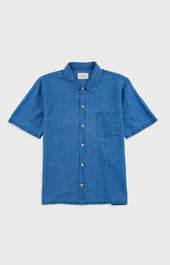 Gabe Shirt - Indigo Linen