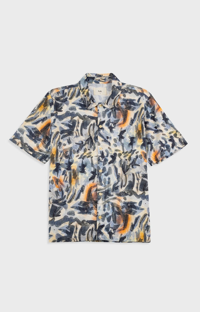 Gabe Shirt - Jungle Cat Print | Folk x Goss Brothers