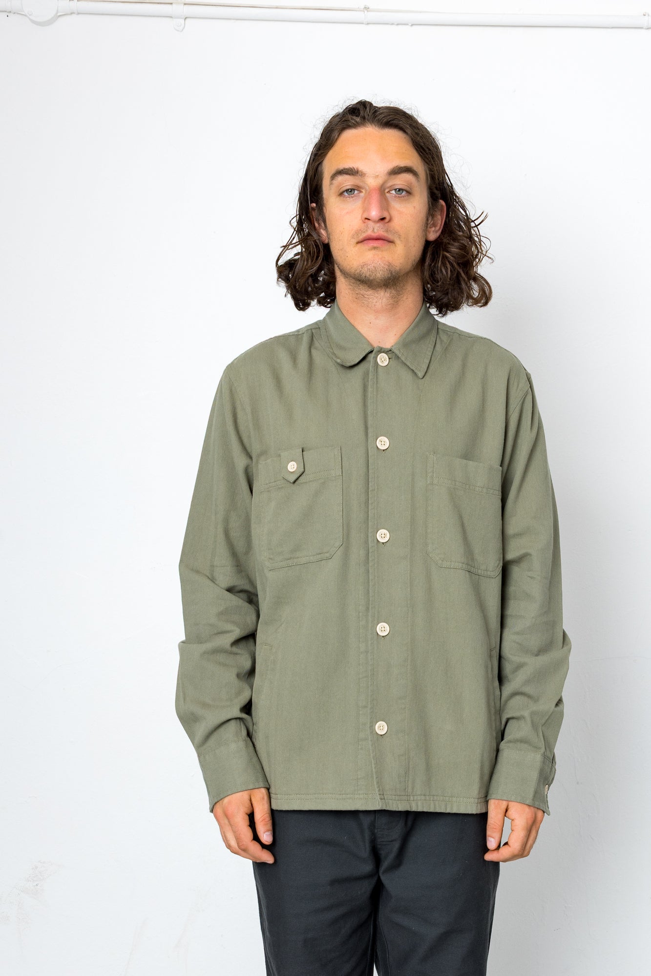 Hansen Overshirt - Khaki