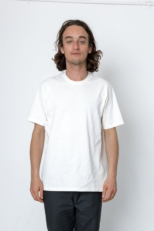 Marker Heavy Slub T-Shirt - Off White