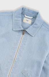 Mechanic Jacket Pale Ticking Stripe
