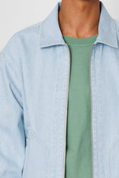 Mechanic Jacket Pale Ticking Stripe