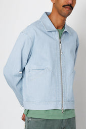 Mechanic Jacket Pale Ticking Stripe