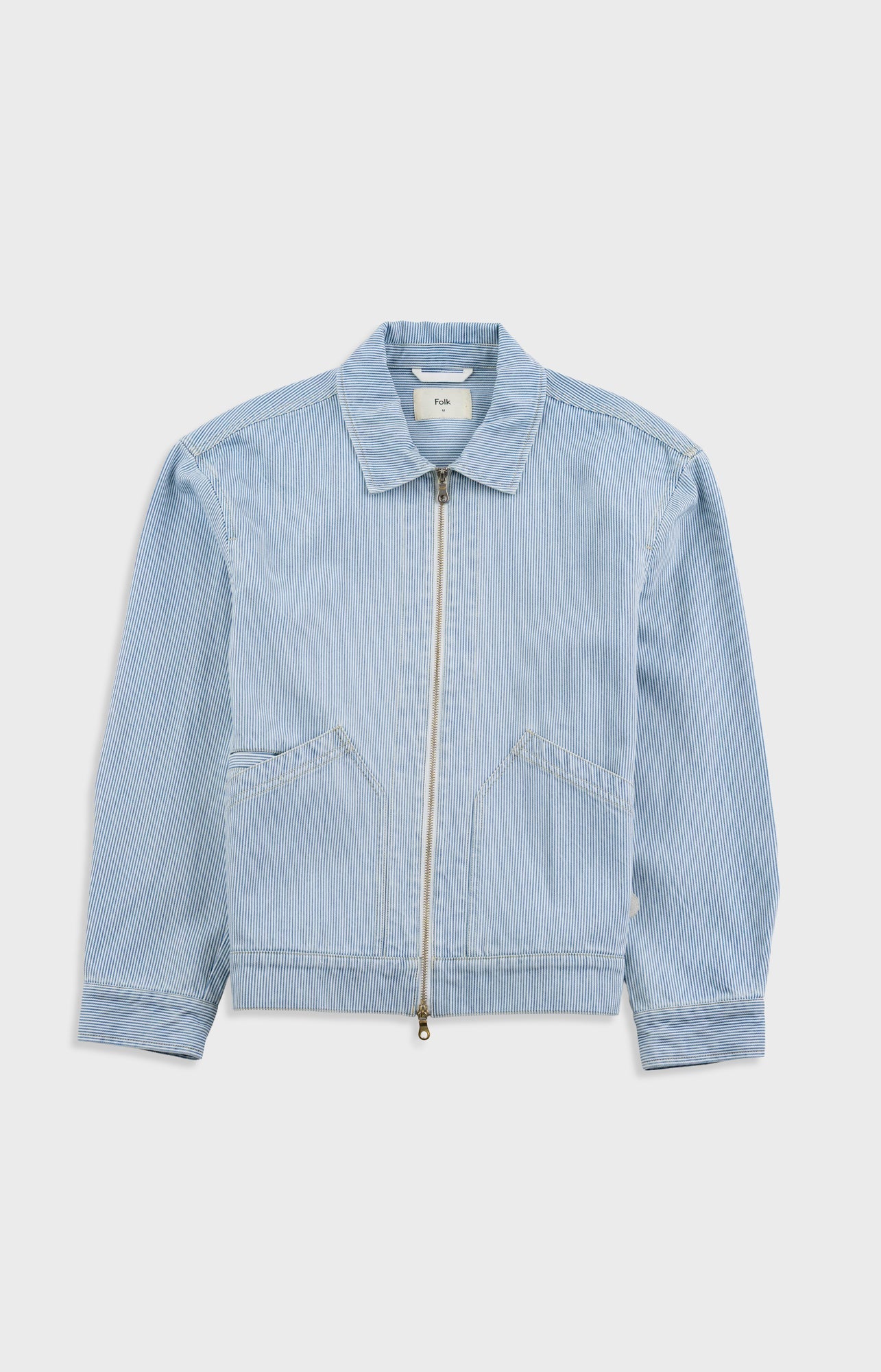 Mechanic Jacket Pale Ticking Stripe