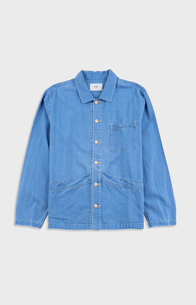 Meyer Shirt Jacket - Herringbone Denim