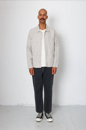 Meyer Shirt Jacket Monochrome Stripe
