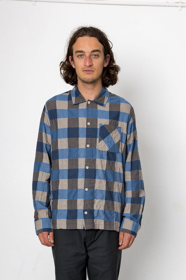 Moore Long Sleeve Shirt - Blue