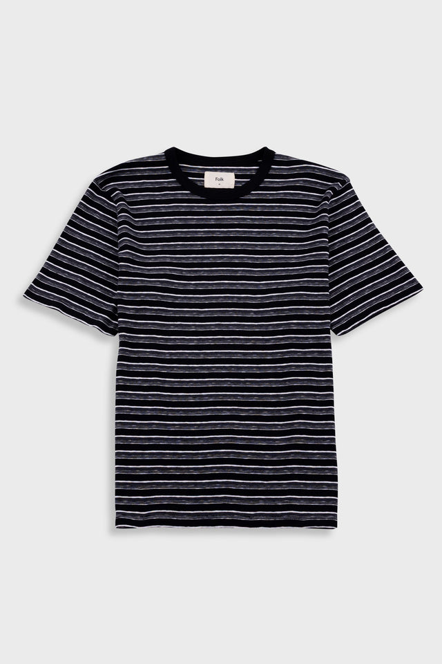 Multistripe T-Shirt - Black Comet Stripe