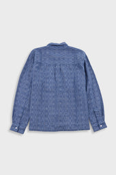 Patch Overshirt Basketweave