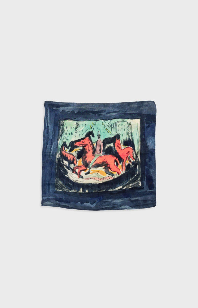 Pocket Square - Carousel Multi | Folk x Goss Brothers