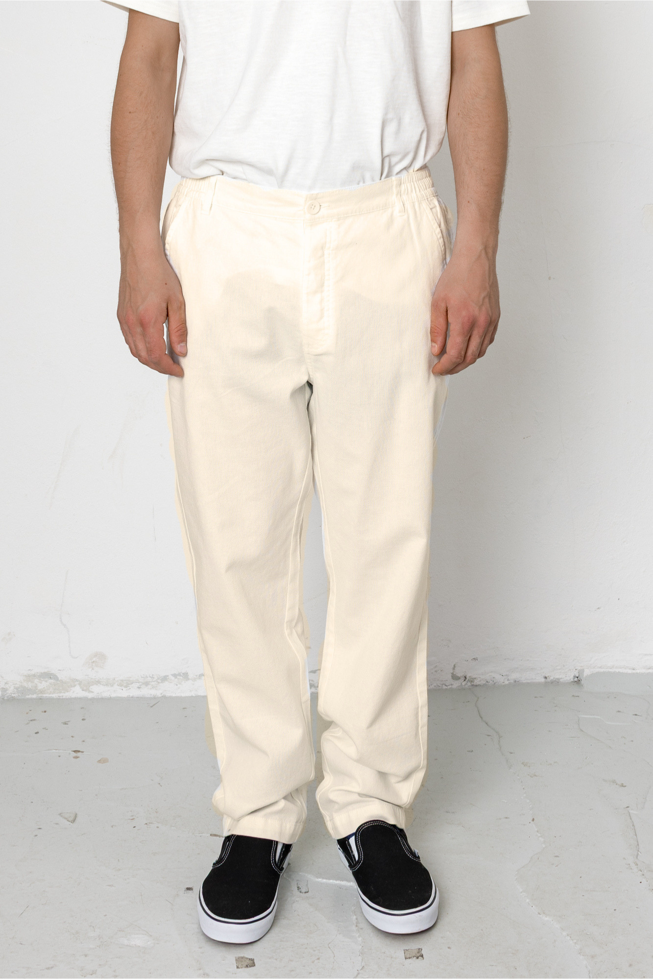 Prime Hopsack Trouser - Putty