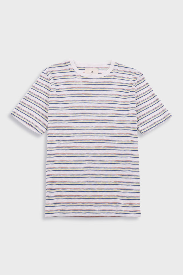 Multistripe T-Shirt - Ecru Paradiso Stripe