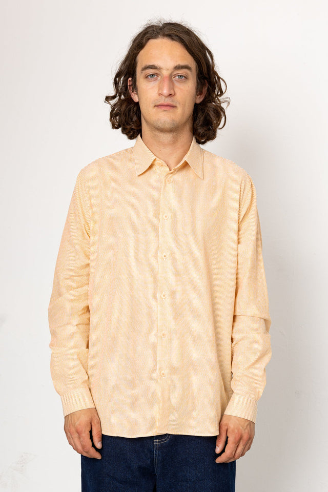 Relaxed Fit Shirt - Marigold Stripe