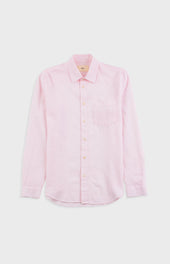 Relaxed Fit Shirt - Pink Fine Stripe