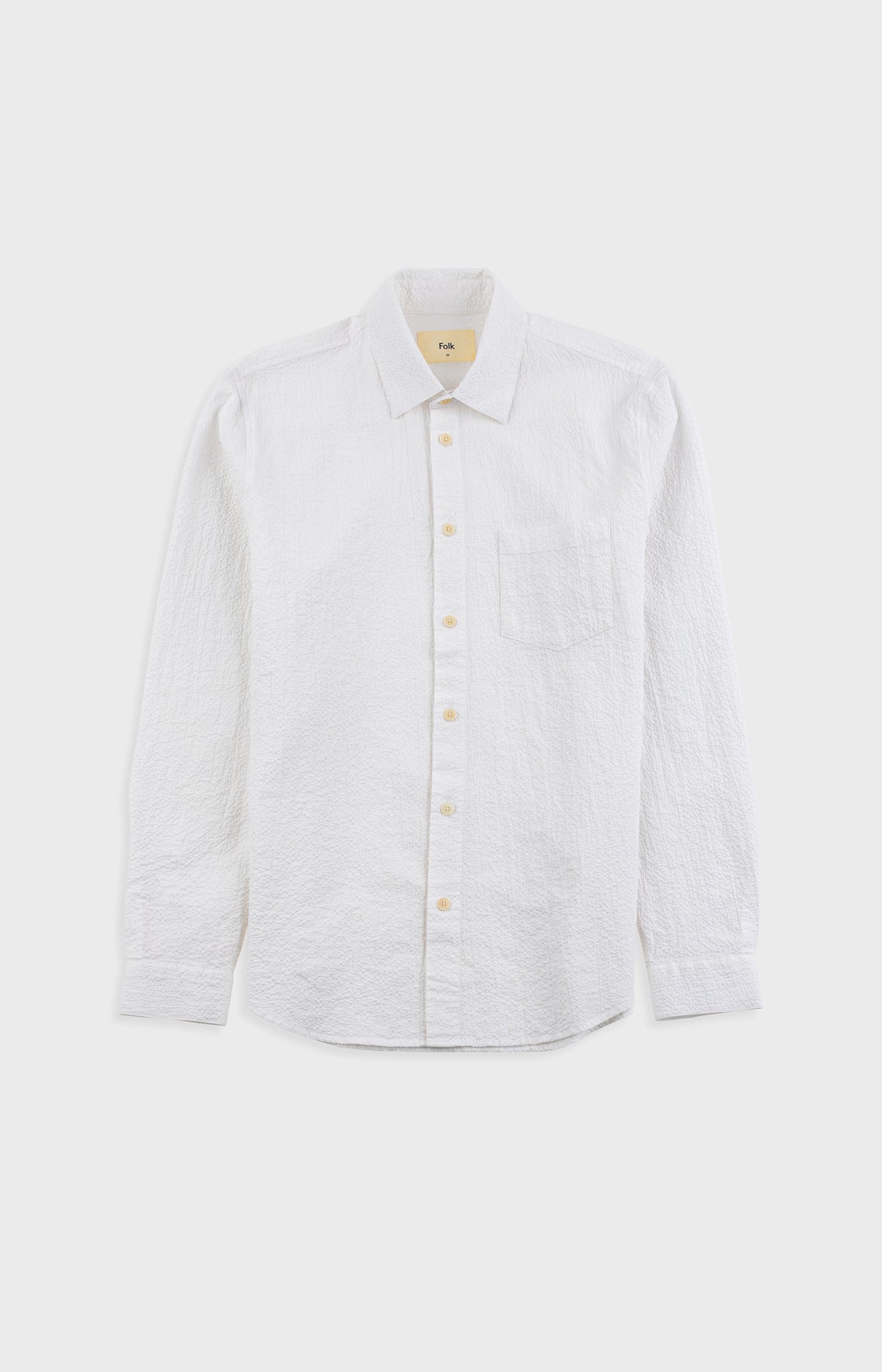 Relaxed Fit Shirt Bubble Seersucker
