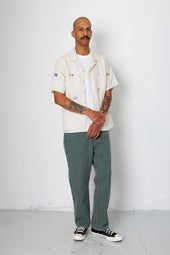 Relaxed Soft Collar Shirt Embroidery End Exclusive