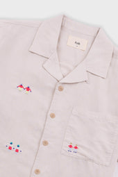 Relaxed Soft Collar Shirt Embroidery End Exclusive