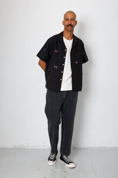 Relaxed Soft Collar Shirt Soft Embroidery End Exclusive