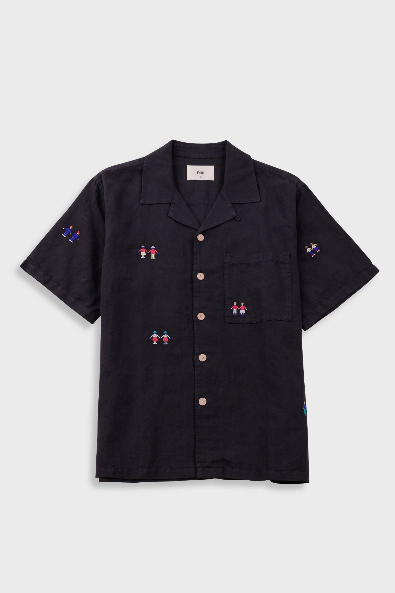 Relaxed Soft Collar Shirt Soft Embroidery End Exclusive