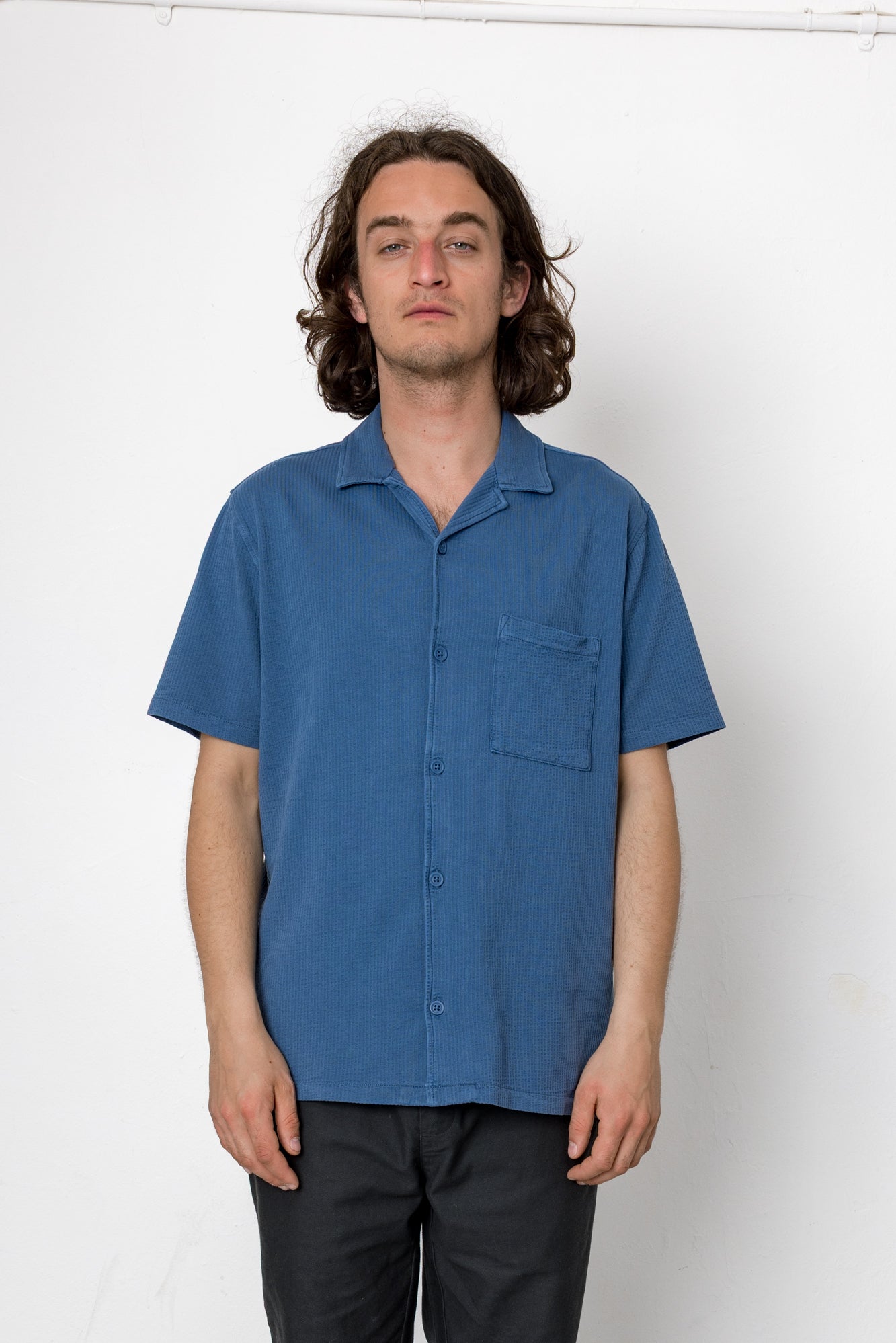 Rice Revere Shirt - Indigo