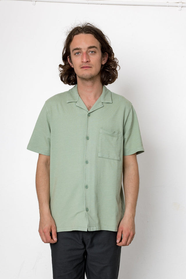 Rice Revere Shirt - Seafoam
