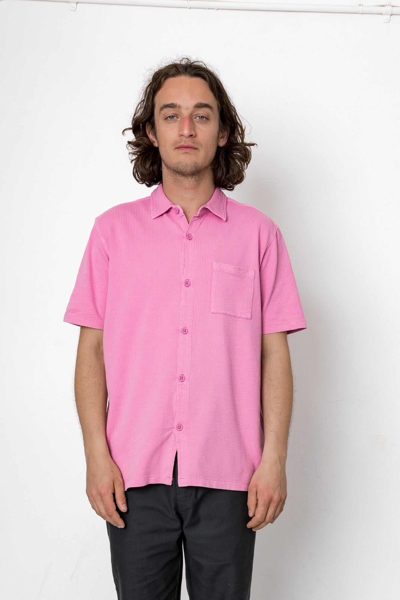 Rice Shirt - Raspberry
