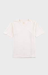 Short Sleeve Textured T-Shirt - Ecru