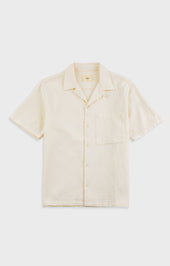 Relaxed Soft Collar Shirt - Ecru Tapestry