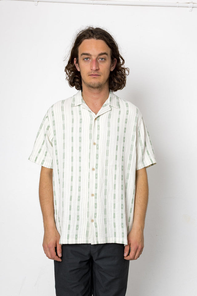 Soul Shirt - Off White / Green