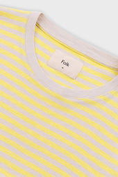 Classic Striped T Shirt Yellow