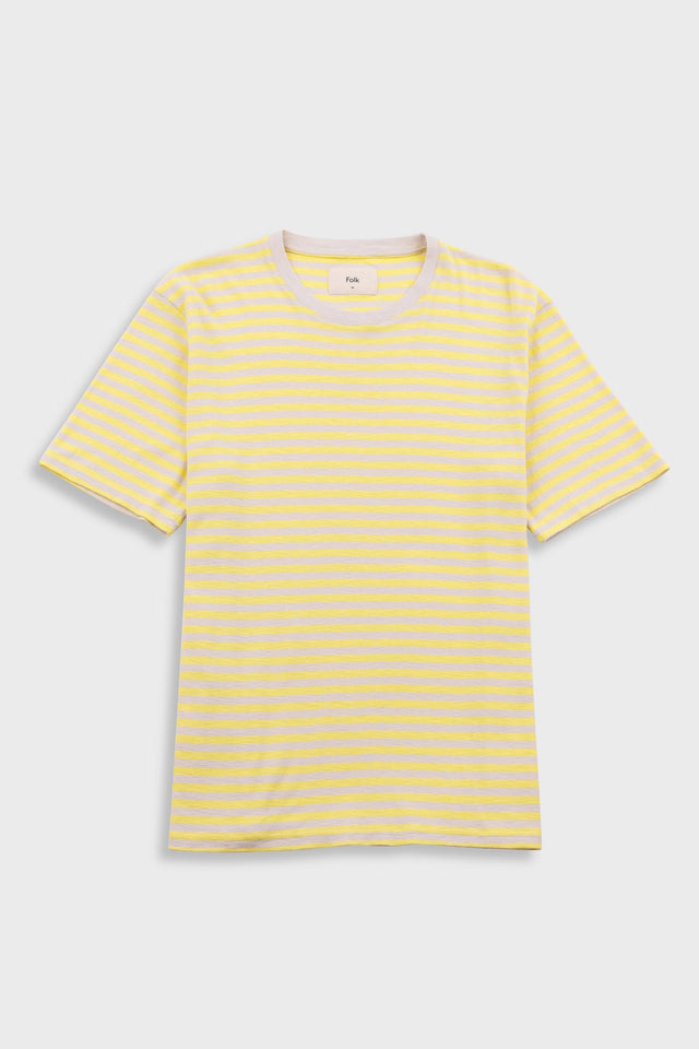Classic Striped T-Shirt - Yellow / Ecru