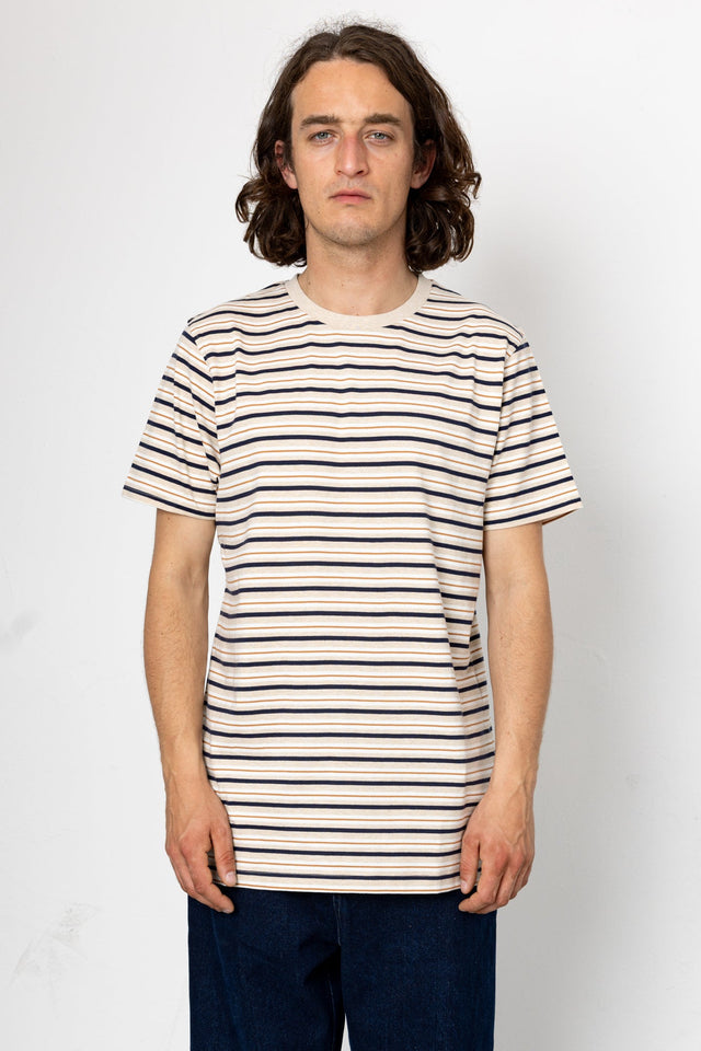 Cane T-Shirt - Tobacco Stripe
