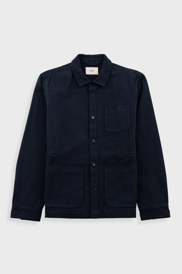 Twill Assembly Jacket - Soft Black