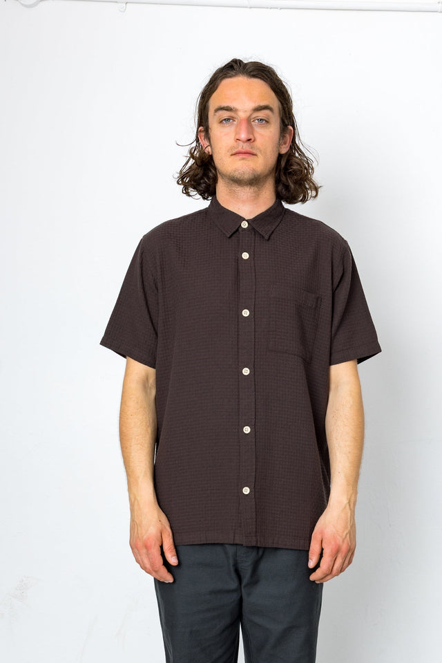 Wilkes Pocket Shirt - Chocolate
