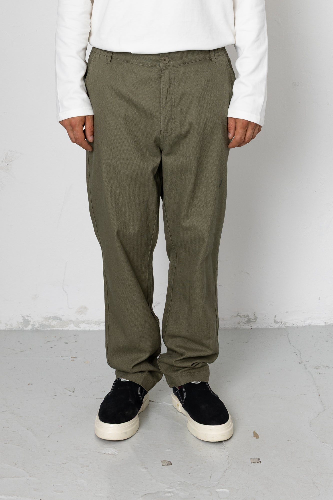Prime Hopsack Trouser - Light Khaki