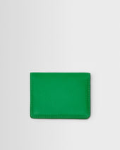 Forbe Bright Green Grain Leather Cardholder