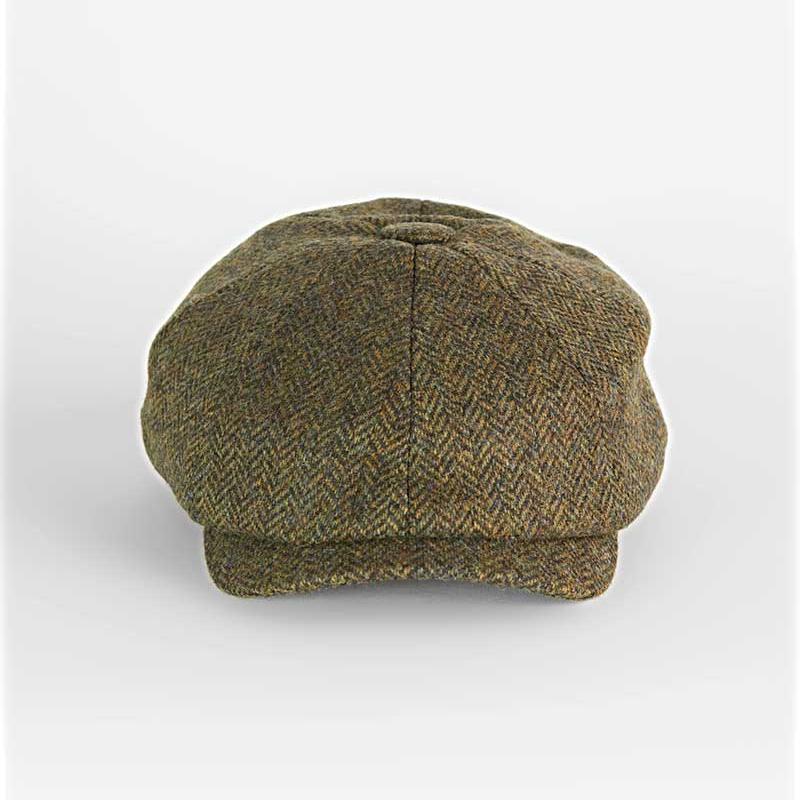 Forrest Herringbone Wool Gatsby Cap