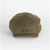 Forrest Herringbone Wool Gatsby Cap