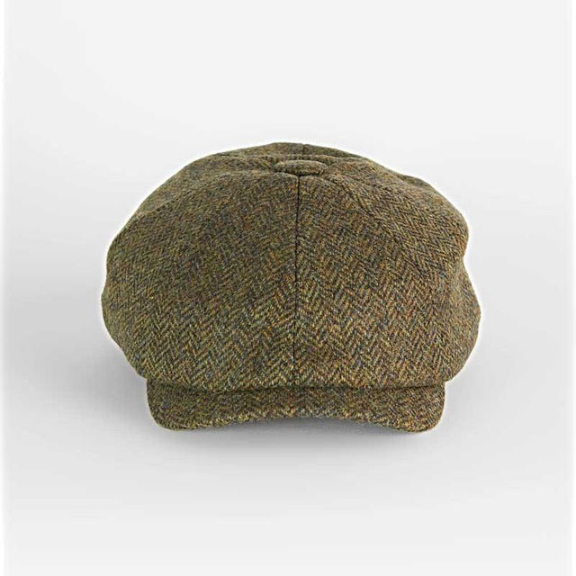 Forrest Herringbone Wool Gatsby Cap